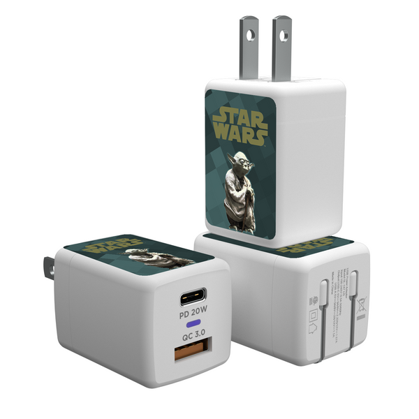 Star Wars Yoda Color Block USB A/C Charger
