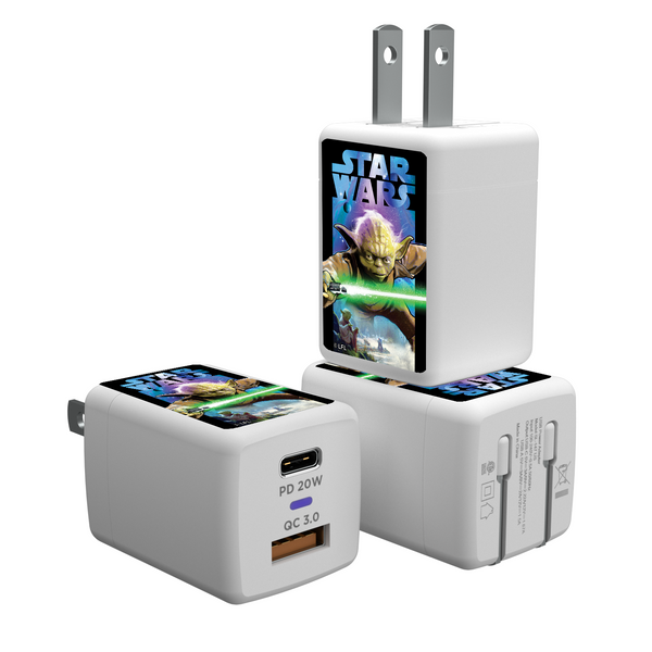 Star Wars Yoda Portrait Collage USB A/C Charger