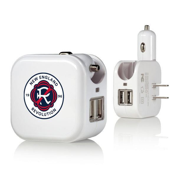 New England Revolution  Insignia 2 in 1 USB Charger