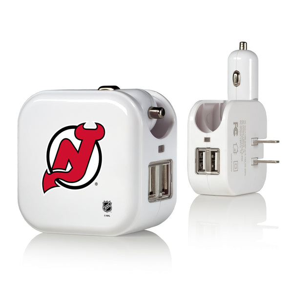 New Jersey Devils Insignia 2 in 1 USB Charger