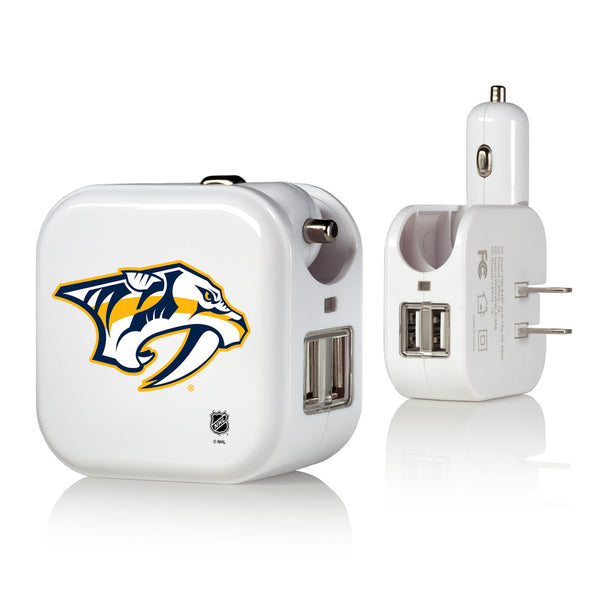 Nashville Predators Insignia 2 in 1 USB Charger
