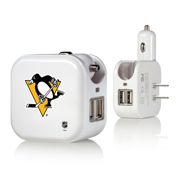 Pittsburgh Penguins Insignia 2 in 1 USB Charger
