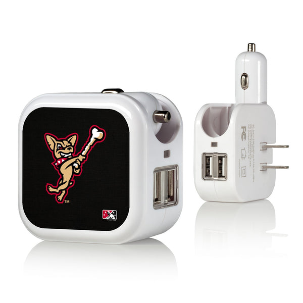 El Paso Chihuahuas Solid 2 in 1 USB Charger