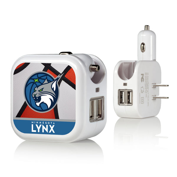 Minnesota Lynx Basketball 2 in 1 USB Charger