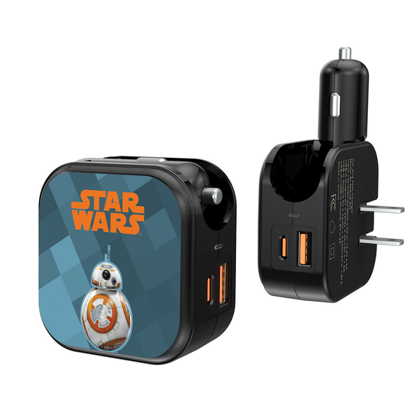 Star Wars BB-8 Color Block 2 in 1 USB A/C Charger