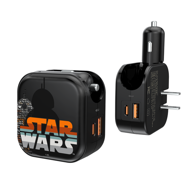 Star Wars BB-8 Quadratic 2 in 1 USB A/C Charger