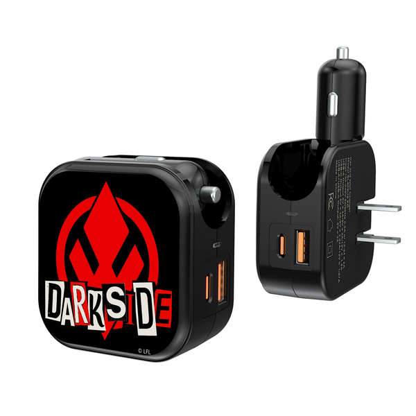 Star Wars Dark Side Ransom 2 in 1 USB A/C Charger