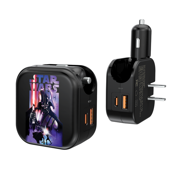 Star Wars Darth Vader Portrait Collage 2 in 1 USB A/C Charger