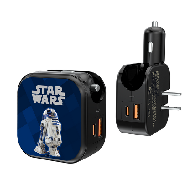 Star Wars R2D2 Color Block 2 in 1 USB A/C Charger