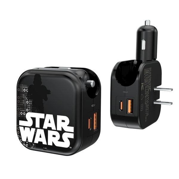 Star Wars Stormtrooper Quadratic 2 in 1 USB A/C Charger
