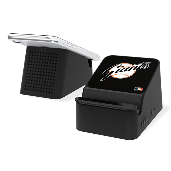 San Francisco Giants 1958-1967 - Cooperstown Collection Solid Wireless Charging Station and Bluetooth Speaker