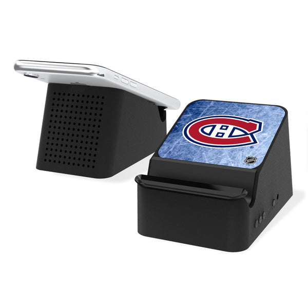 Montreal Canadiens Ice Wireless Charging Station and Bluetooth Speaker