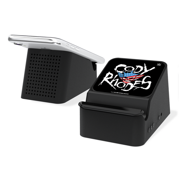 Cody Rhodes Clean Wireless Charging Station and Bluetooth Speaker