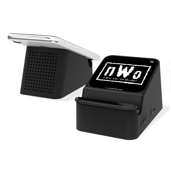 New World Order Clean Wireless Charging Station and Bluetooth Speaker