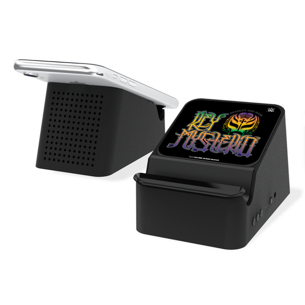 Rey Mysterio Clean Wireless Charging Station and Bluetooth Speaker