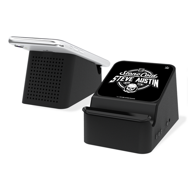 Stone Cold Steve Austin Clean Wireless Charging Station and Bluetooth Speaker