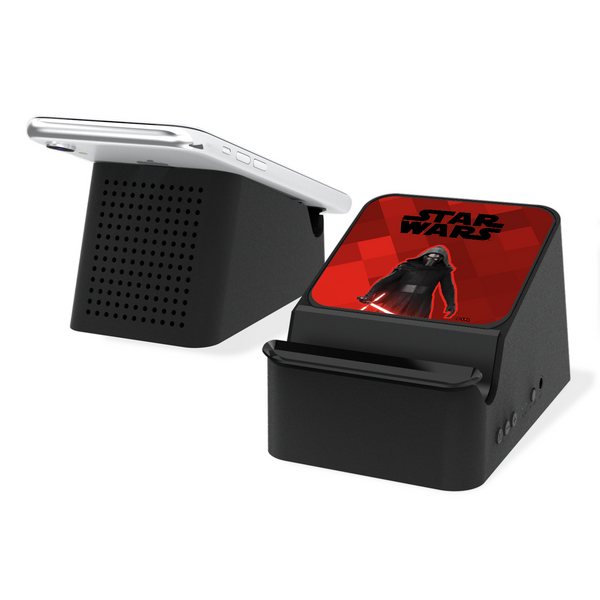 Star Wars Kylo Ren Color Block Wireless Charging Station and Bluetooth Speaker