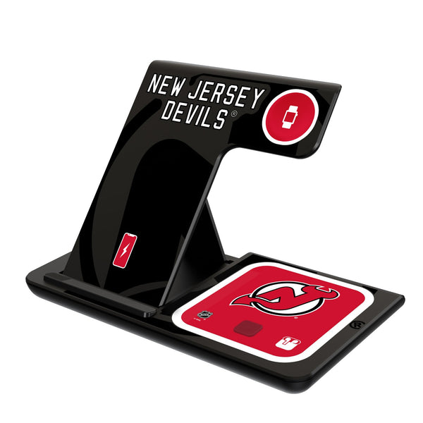 New Jersey Devils Tilt 3 in 1 Charging Station