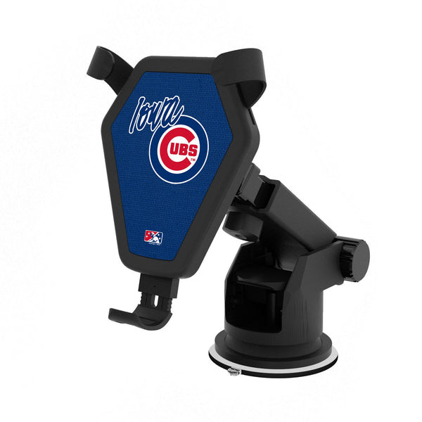 Iowa Cubs Solid Wireless Car Charger