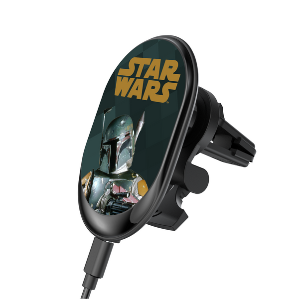 Star Wars Boba Fett Color Block Wireless Car Charger