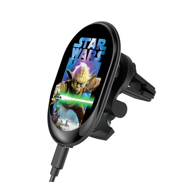 Star Wars Yoda Portrait Collage Wireless Car Charger