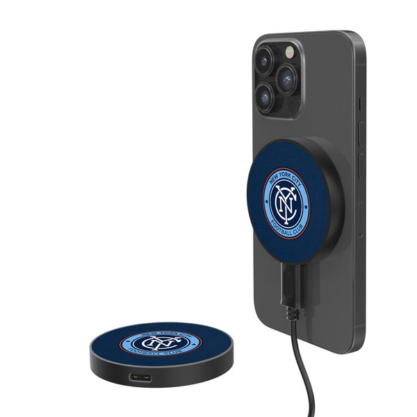 New York City FC  Solid 15-Watt Wireless Magnetic Charger