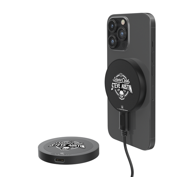 Stone Cold Steve Austin Clean 15-Watt Wireless Magnetic Charger