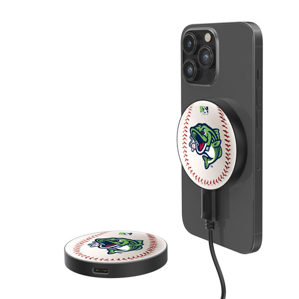 Gwinnett Stripers Baseball 15-Watt Wireless Magnetic Charger