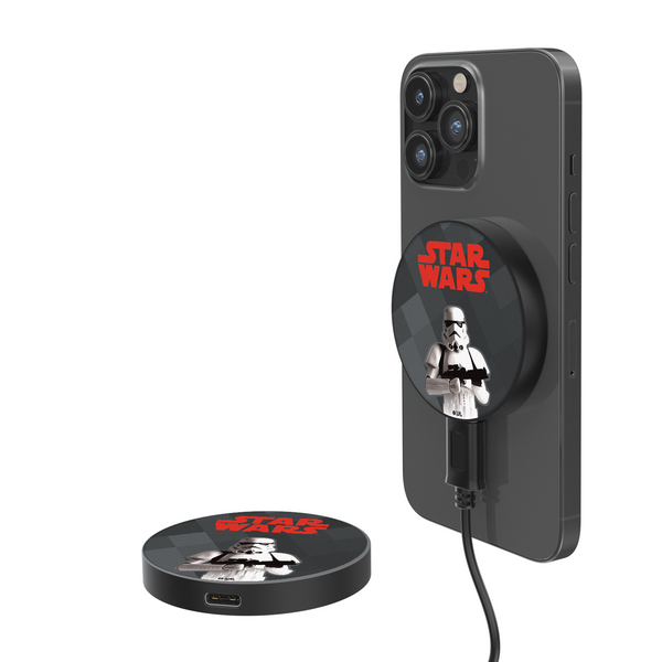 Star Wars Stormtrooper Color Block 15-Watt Wireless Magnetic Charger