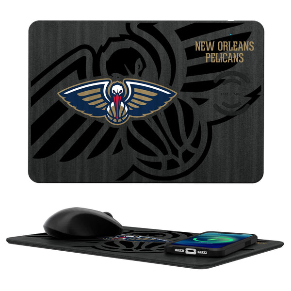 New Orleans Pelicans Tilt 15-Watt Wireless Charger and Mouse Pad