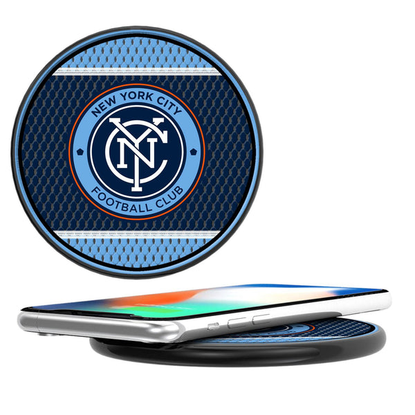 New York City FC  Mesh 15-Watt Wireless Charger