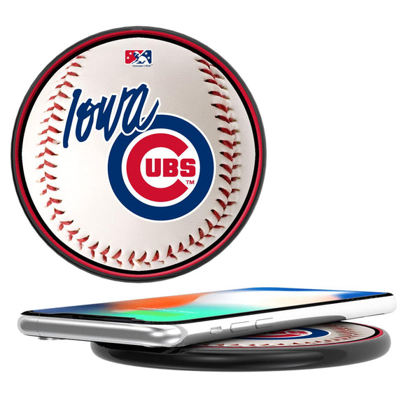 Iowa Cubs Baseball 15-Watt Wireless Charger