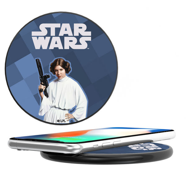 Star Wars Princess Leia Organa Color Block 15-Watt Wireless Charger