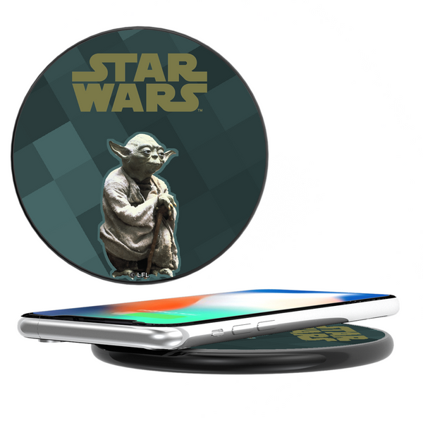 Star Wars Yoda Color Block 15-Watt Wireless Charger