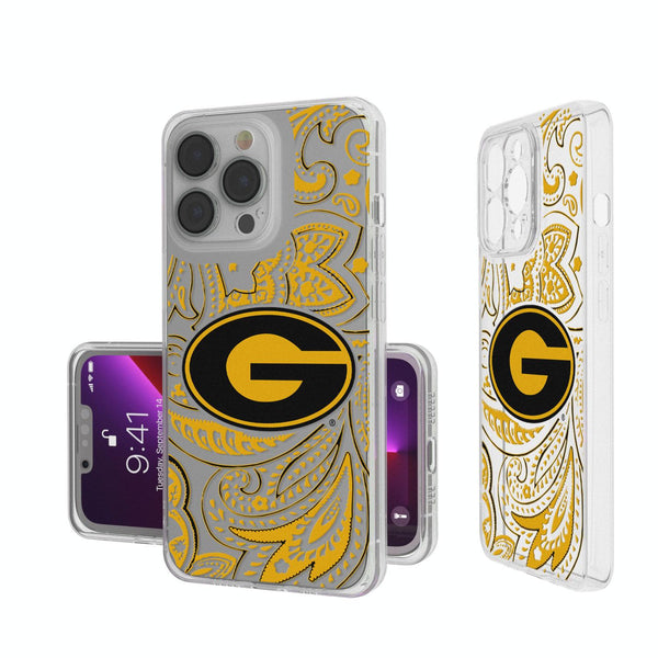 Grambling State  Tigers Paisley iPhone Clear Case