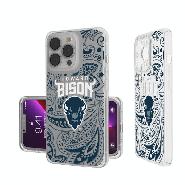 Howard Bison Paisley iPhone Clear Case