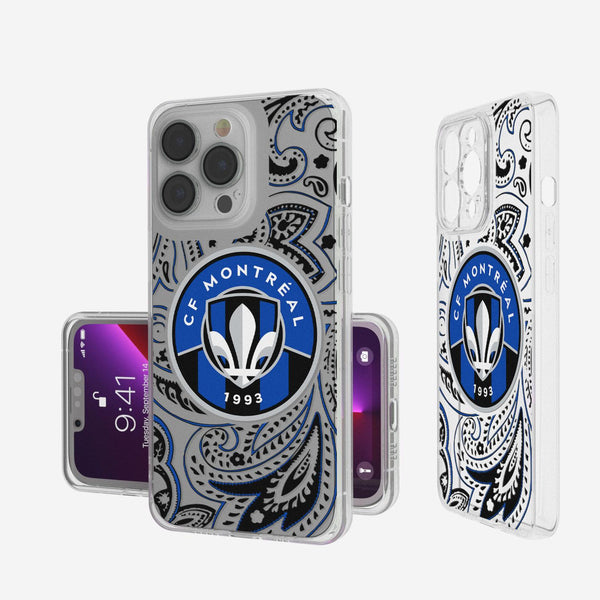 CF Montreal  Paisley iPhone Clear Case
