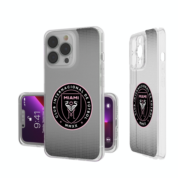Inter Miami FC  Linen iPhone Clear Phone Case