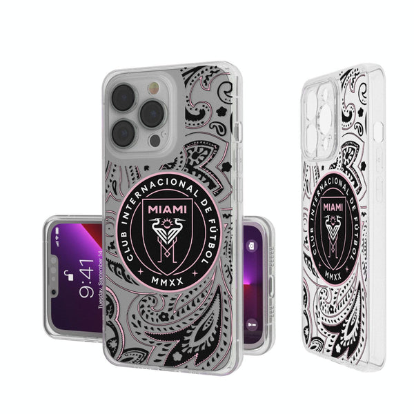 Inter Miami FC  Paisley iPhone Clear Case