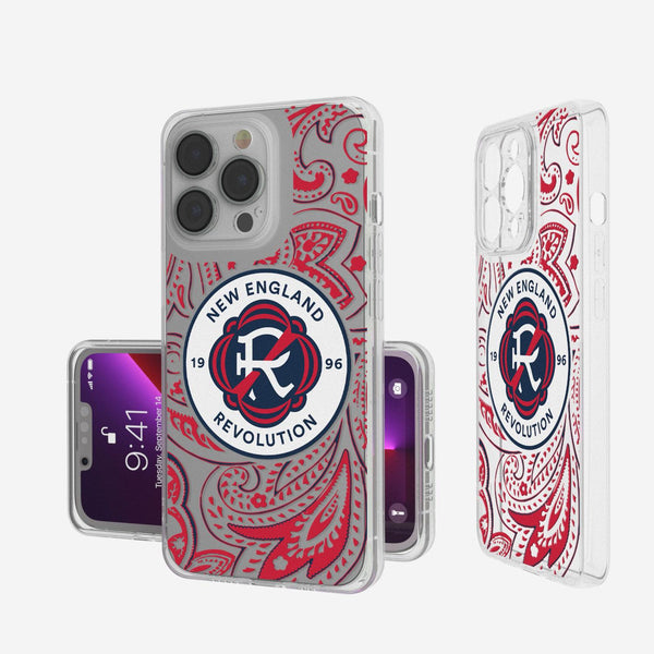 New England Revolution  Paisley iPhone Clear Case