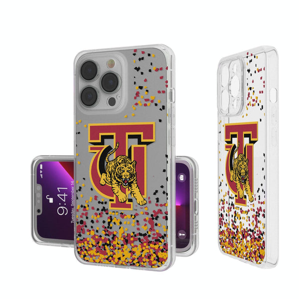 Tuskegee Golden Tigers Confetti iPhone Clear Case