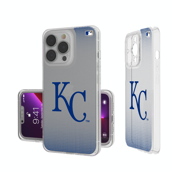 Kansas City Royals Linen iPhone Clear Phone Case