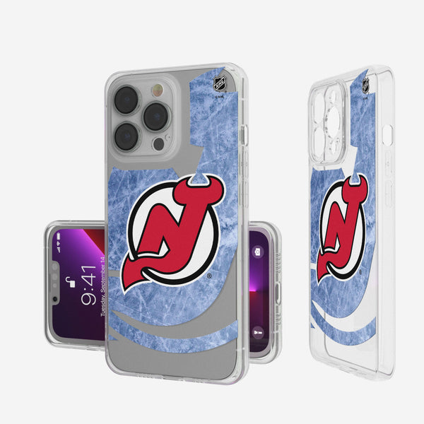 New Jersey Devils Ice Tilt iPhone 7 / 8 / SE Clear Slim Case