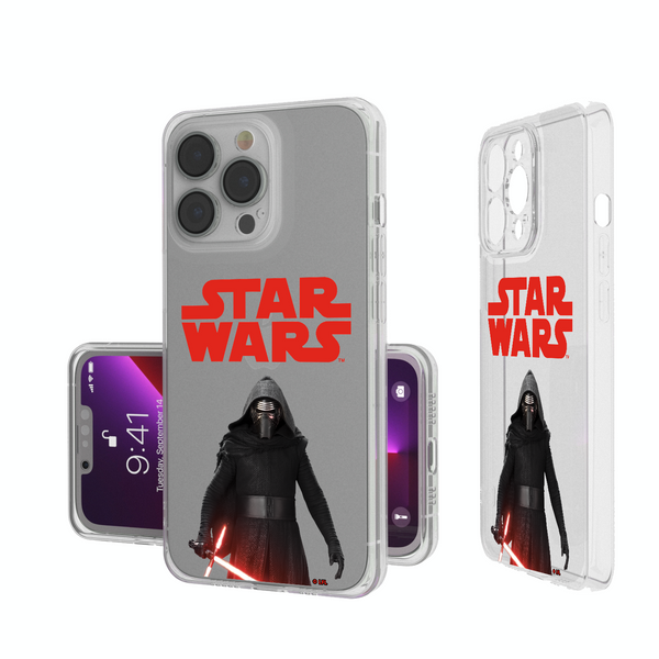 Star Wars Kylo Ren Color Block iPhone Clear Phone Case