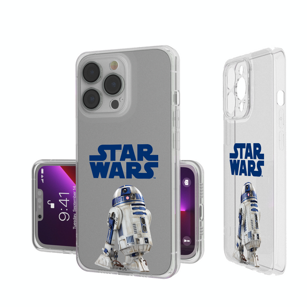 Star Wars R2D2 Color Block iPhone Clear Phone Case