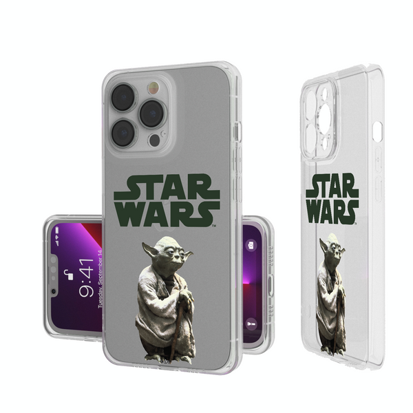 Star Wars Yoda Color Block iPhone Clear Phone Case