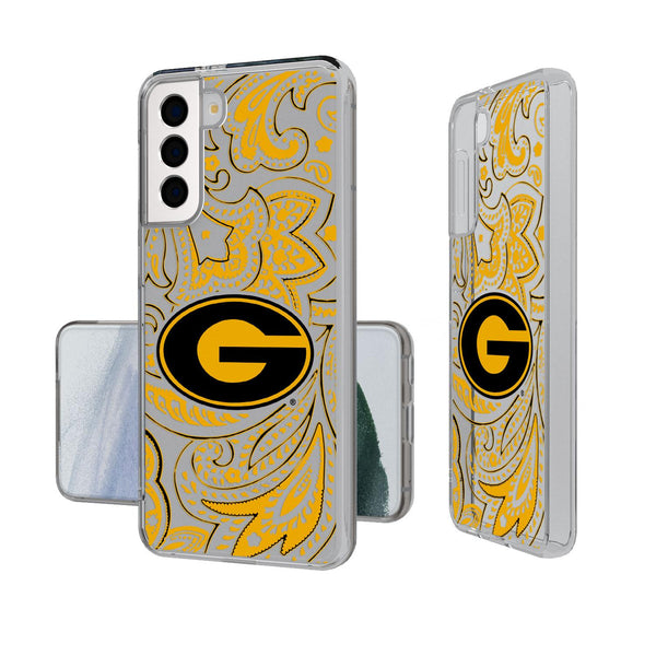 Grambling State  Tigers Paisley Galaxy Clear Case