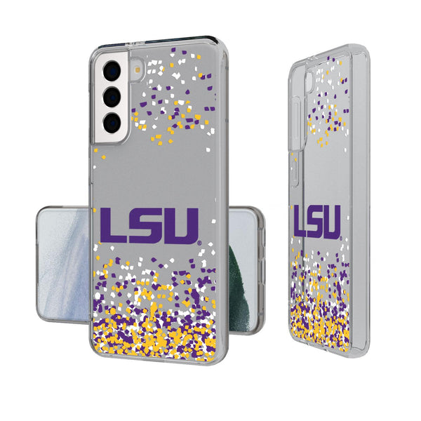 Louisiana State University Tigers Confetti Galaxy Clear Case