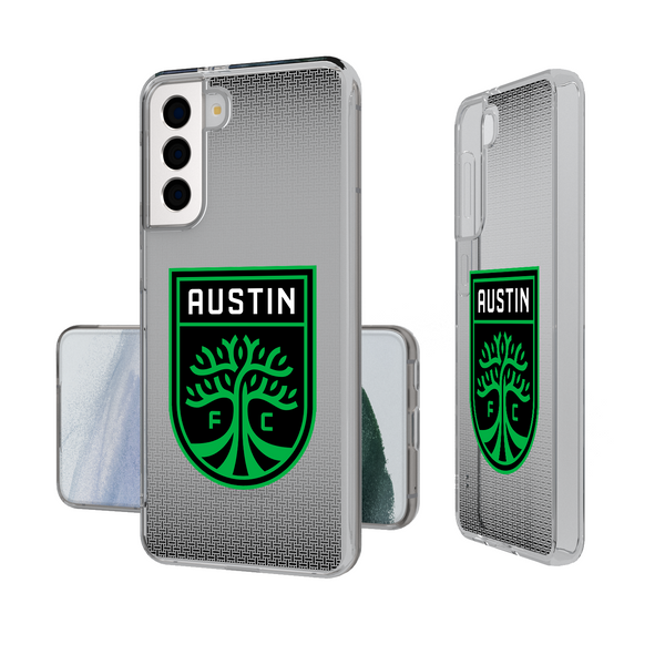 Austin FC  Linen Galaxy Clear Phone Case