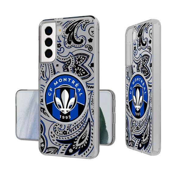 CF Montreal  Paisley Galaxy Clear Case